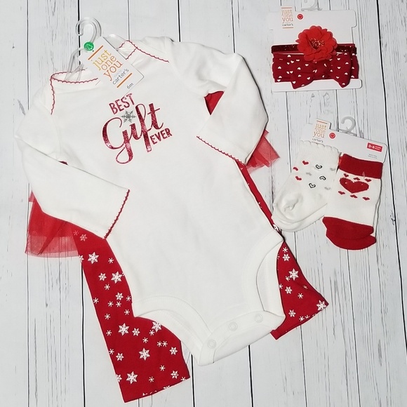 CARTER'S Infant Baby Christmas Holiday Out… - Picture 1 of 7